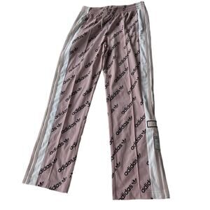 ADIDAS Three Stripes Beige with Logo Men Sz M Gently Used